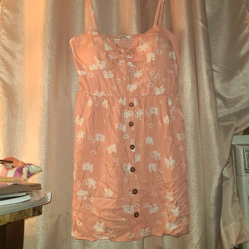 Floral Pink Summer Dress